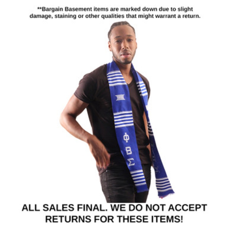 DAMAGED Sash: Phi Beta Sigma (Blue)