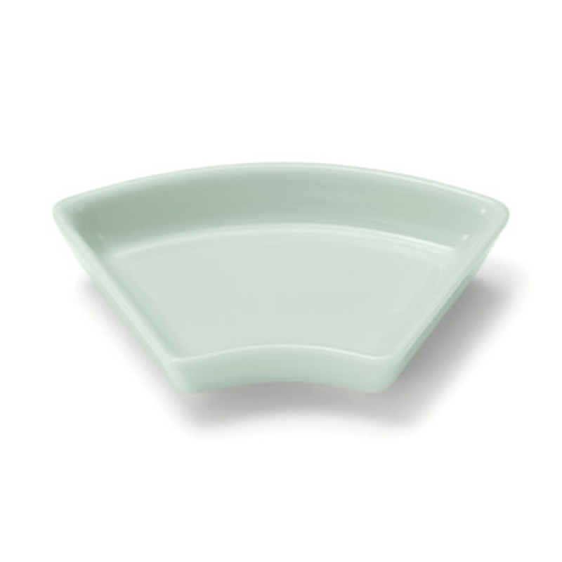 Hasami Ware Porcelain Fortune Plate  Fan