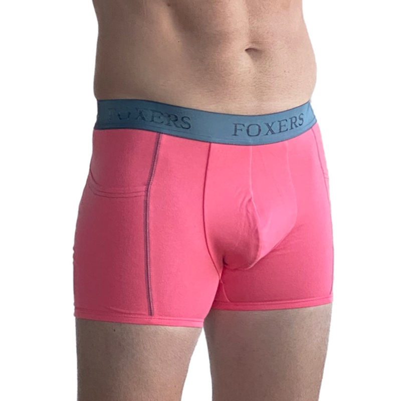 Men's FOXERS Coral Chargray Logo no snap