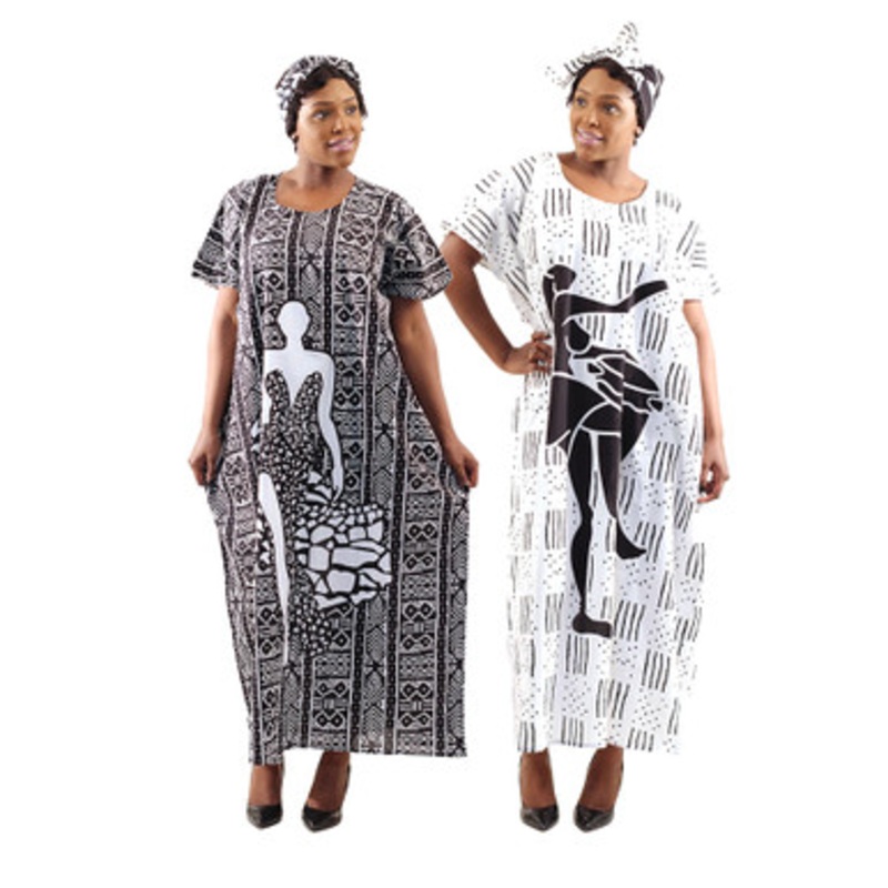 Mud Print Kaftan