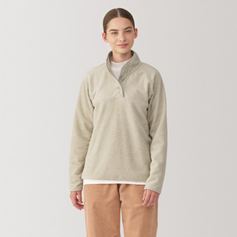 Recyclable Polyester Fleece Pullover