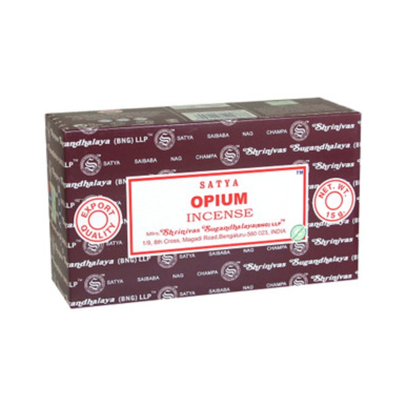 Satya: Opium Incense - 15g (12-Pack Box)
