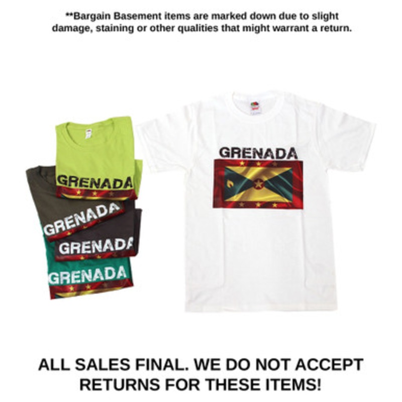 Set of 5 Grenada Flag T-Shirts - ASSORTED