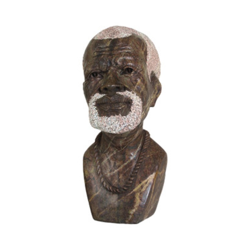 Shona Stone African Man Statue