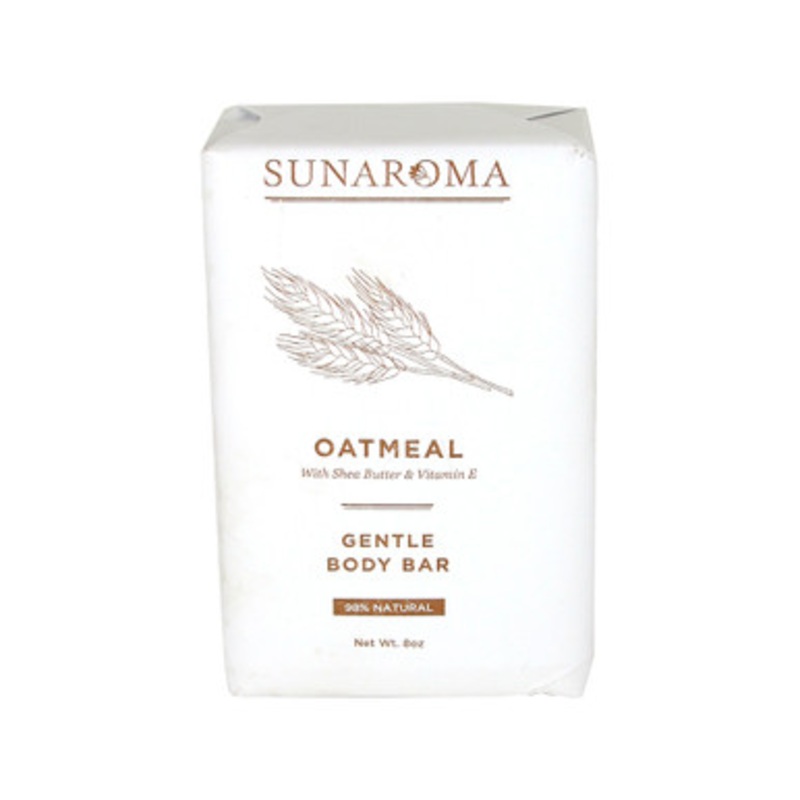 Sunaroma: Oatmeal & Vitamin E Soap - 8 oz.