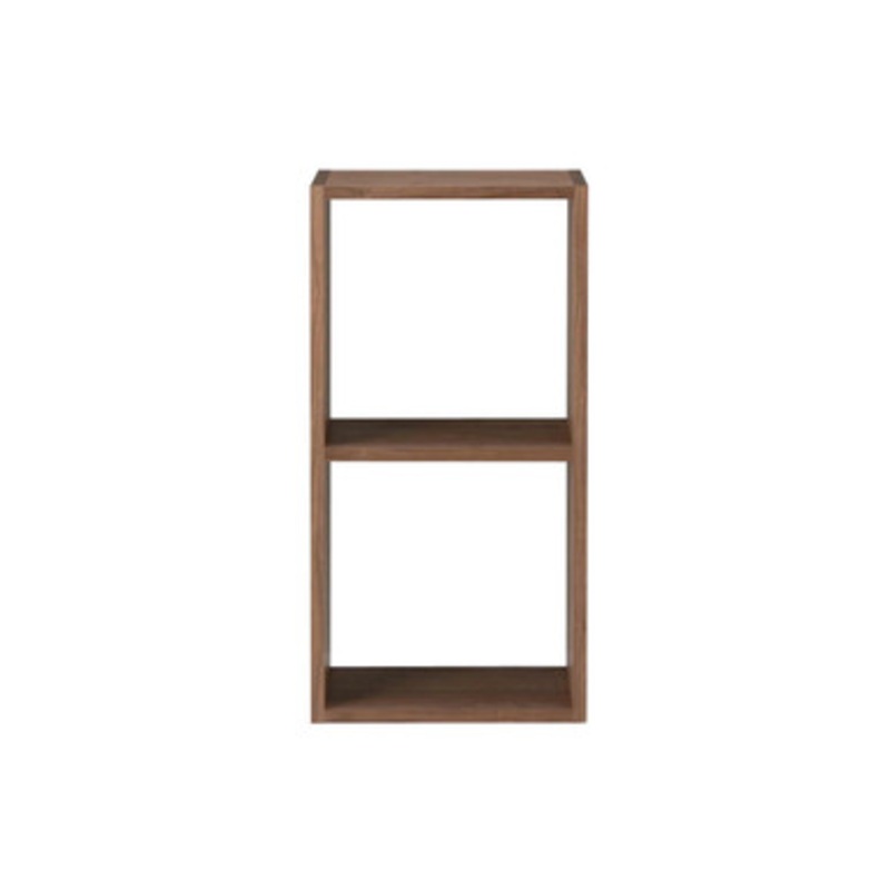 Walnut Narrow 2 Shelf