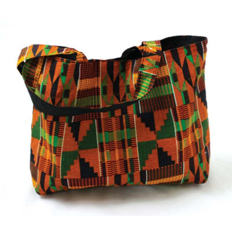 Kente Tote Bag: Style #2