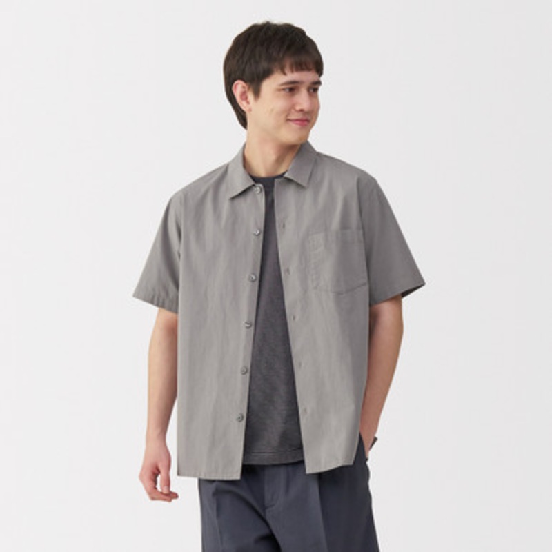 Men's Cotton Cool Touch Cuban Collar Shirt