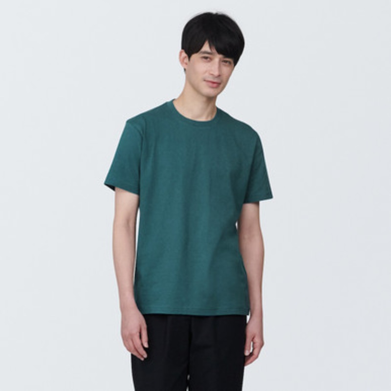 Men's Cotton Short Sleeve Crew Neck Tshirt 18976