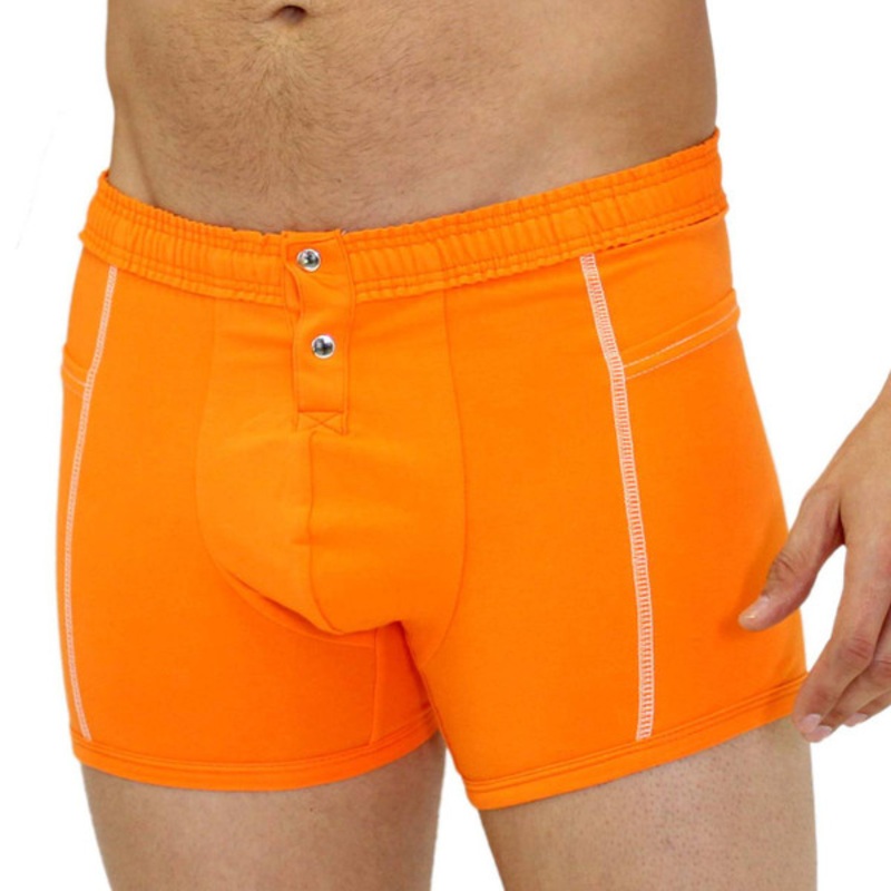 Men's Orange Boxer Brief