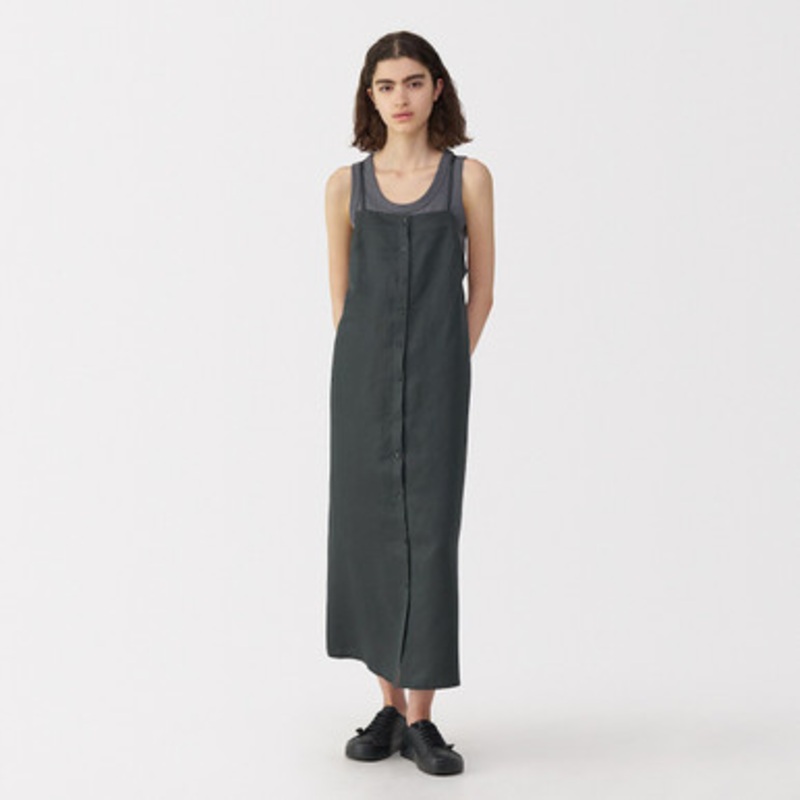 Women's Linen and Silk Camisole Dress