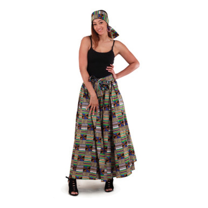Kente Maxi Skirt
