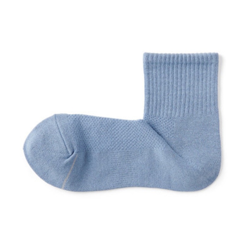 Men's Right Angle Moisture Wicking Cotton Short Socks