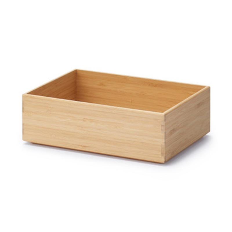 Bamboo Stackable Box, 26 x 18.5 x 8.5 cm