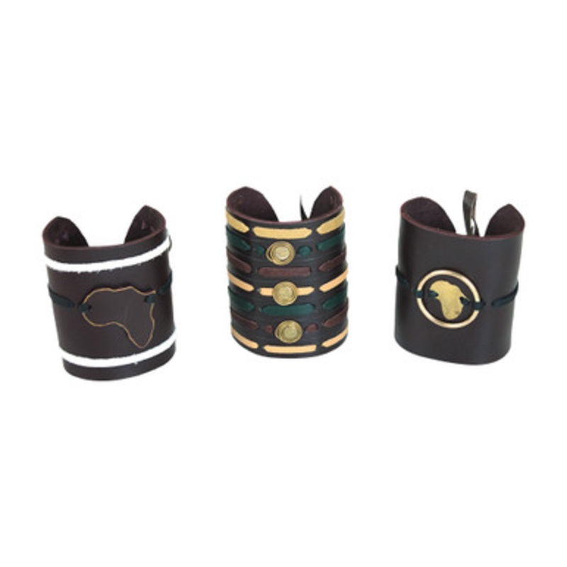 Leather Warrior Bracelet: ASSORTED