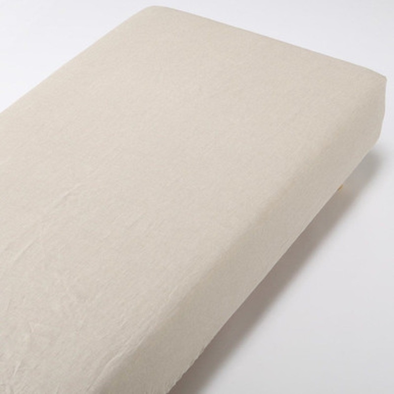 Linen Fitted Sheet  Large Double
