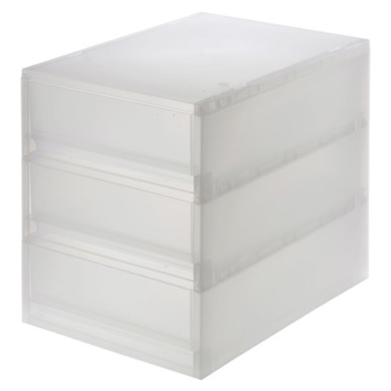 PP 3 Drawer Unit A4 26x37x32.5cm
