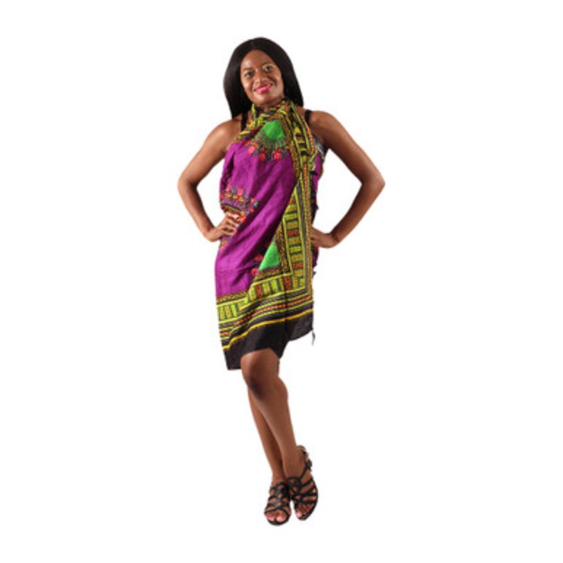 Tassled Traditional Print Sarong
