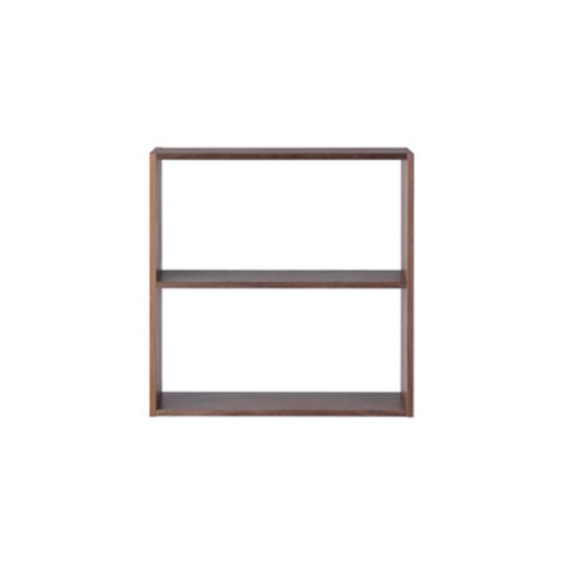 Walnut Wide 2 Shelf