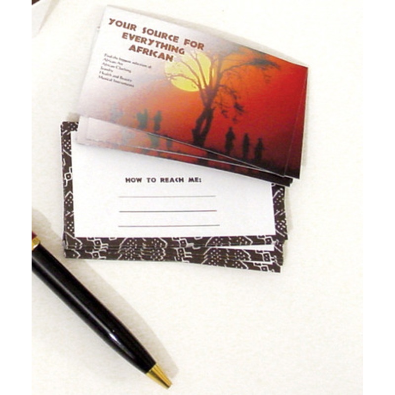 20 African Business Cards