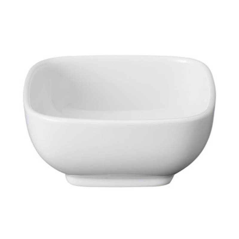 Hakuji Porcelain Square Bowl  Small