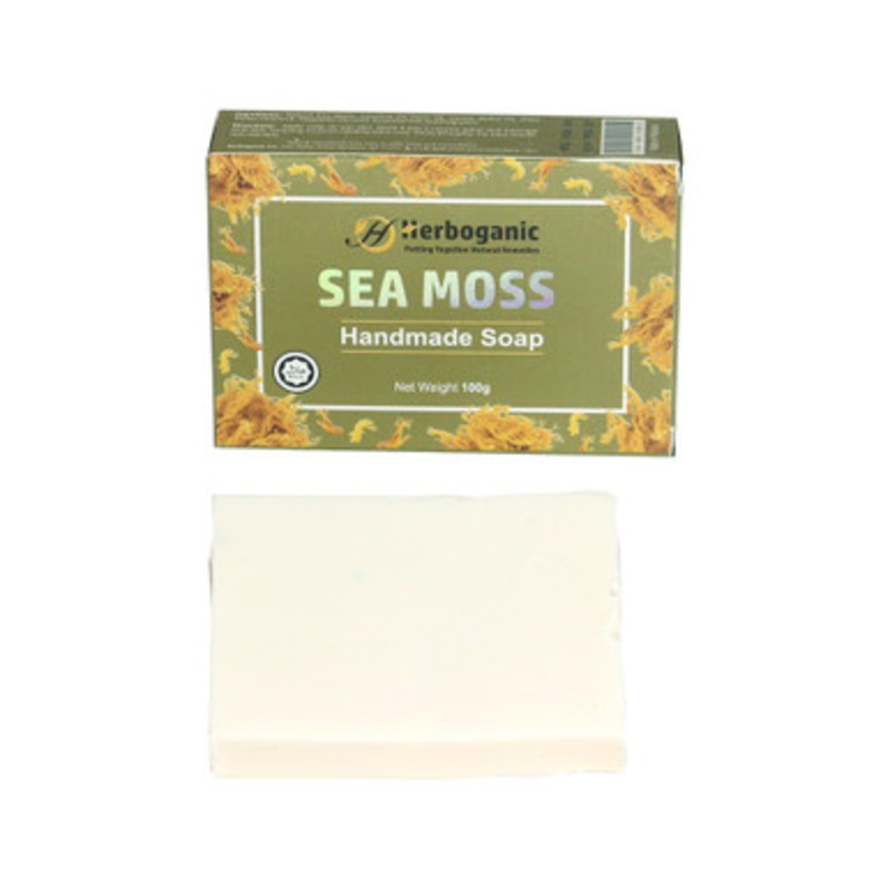 Herboganic: Handmade Sea Moss Soap 100% Natural