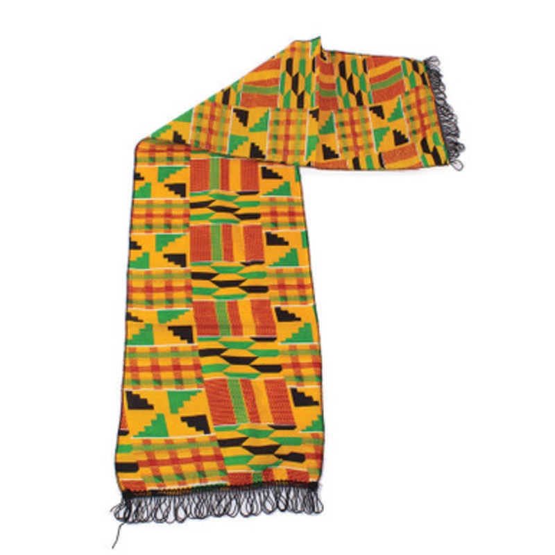 Kente Scarf #2 (Yellow)