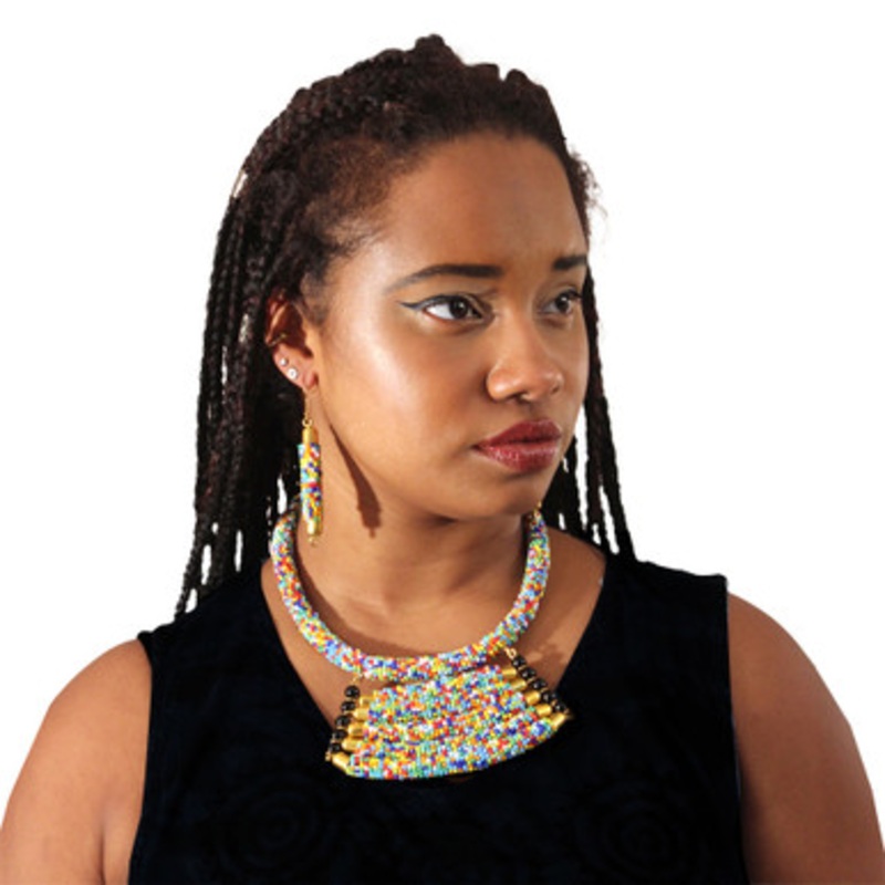 Maasai Empress Necklace Set: Multi Color