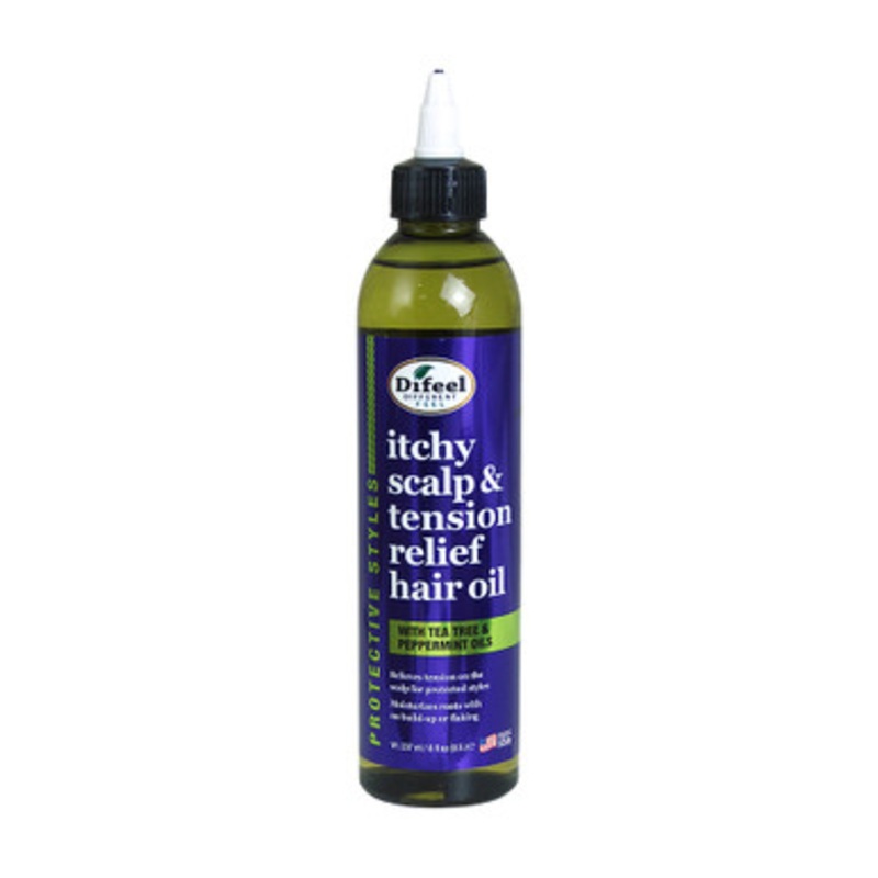 Tea Tree & Peppermint Itchy Scalp & Tension Relief Hair Oil - 8 oz.