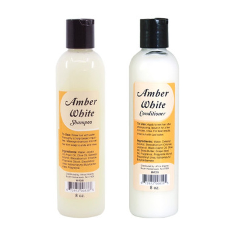 Amber White Shampoo & Conditioner Set (8 oz.)