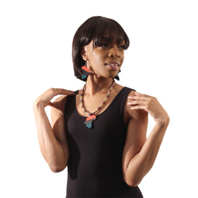 Pan African Beaded Necklace Set