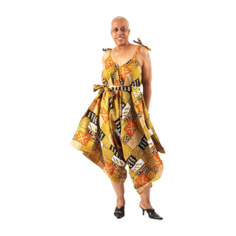 Afrocentric Parachute Jumpsuit