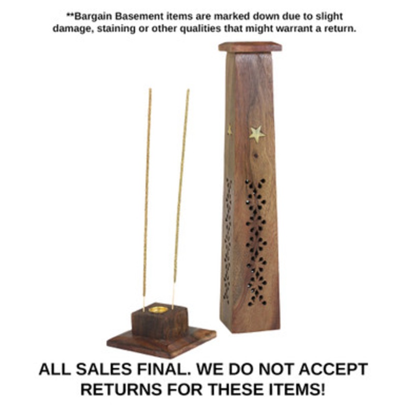 DAMAGED Incense Burner - Square Tower