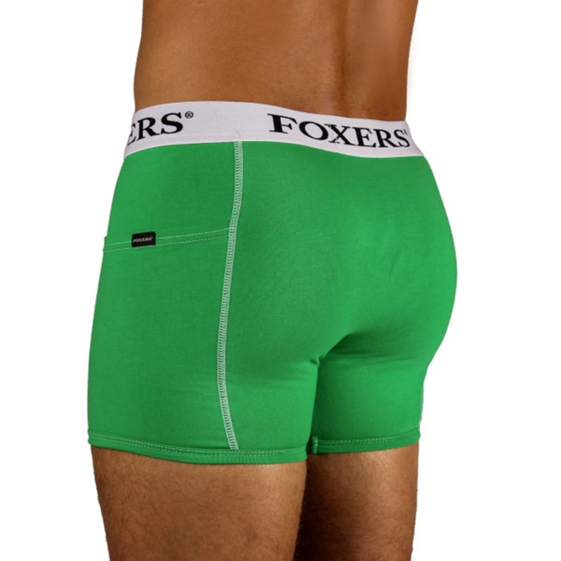 Men's Kelly Green Boxer Brief with Foxers Logo Band 
