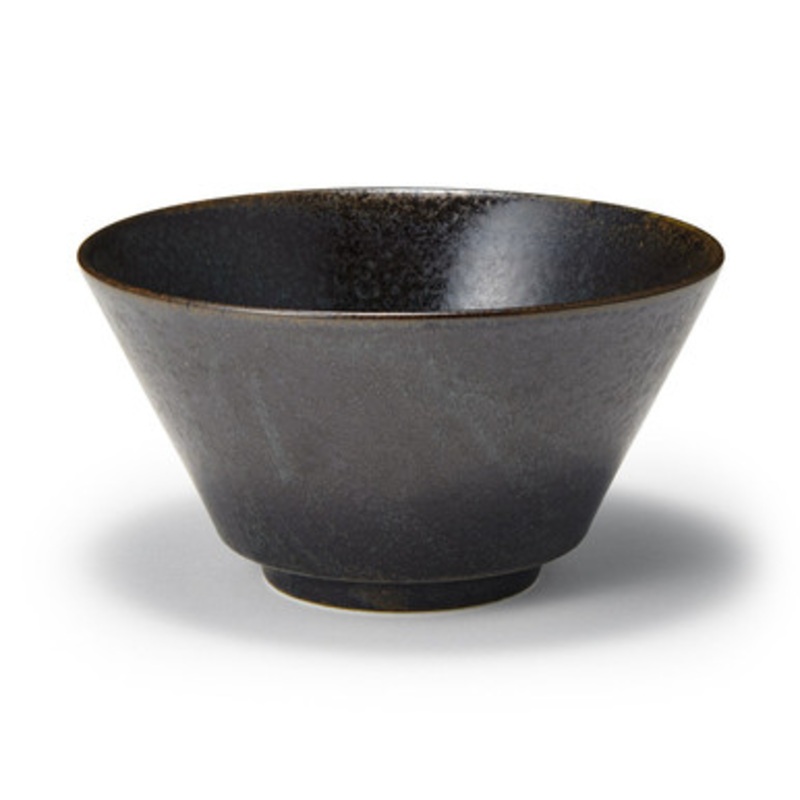 Mino Ware Bowl  Black Glaze