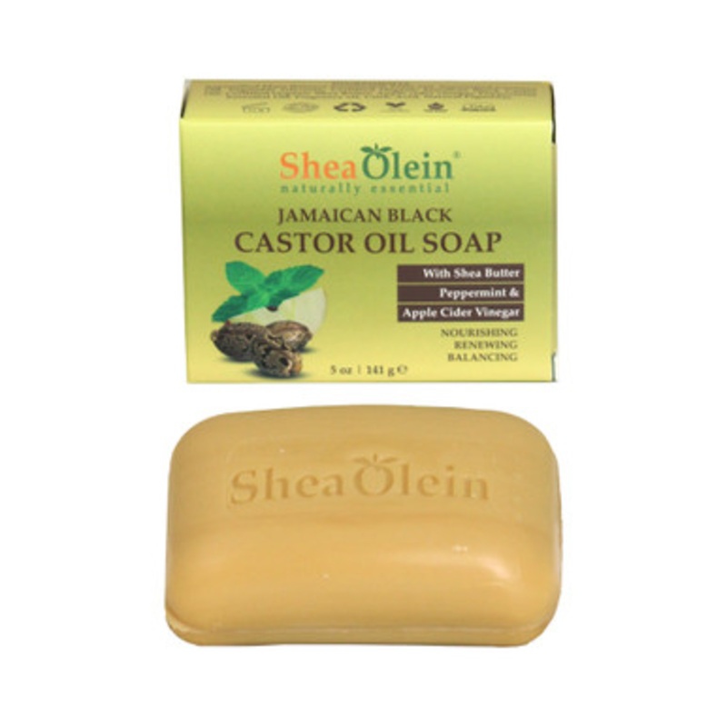 Shea Olein: Jamaican Black Castor Oil Soap - 5 oz.