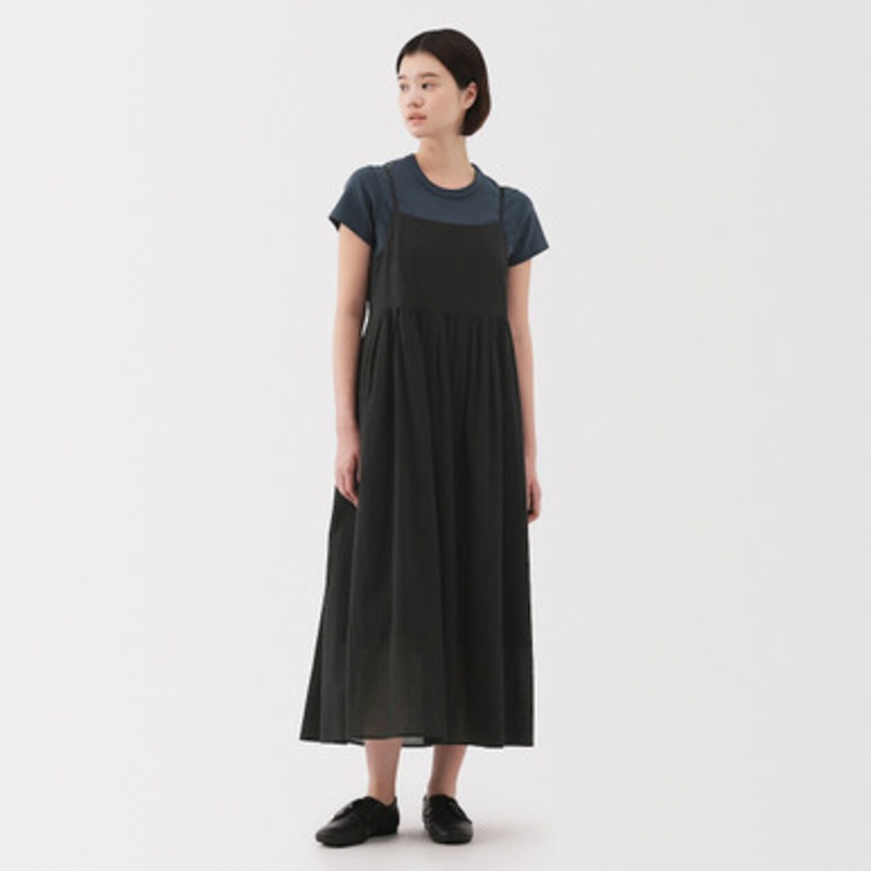 Women's High Twist Cotton Voile Camisole Dress
