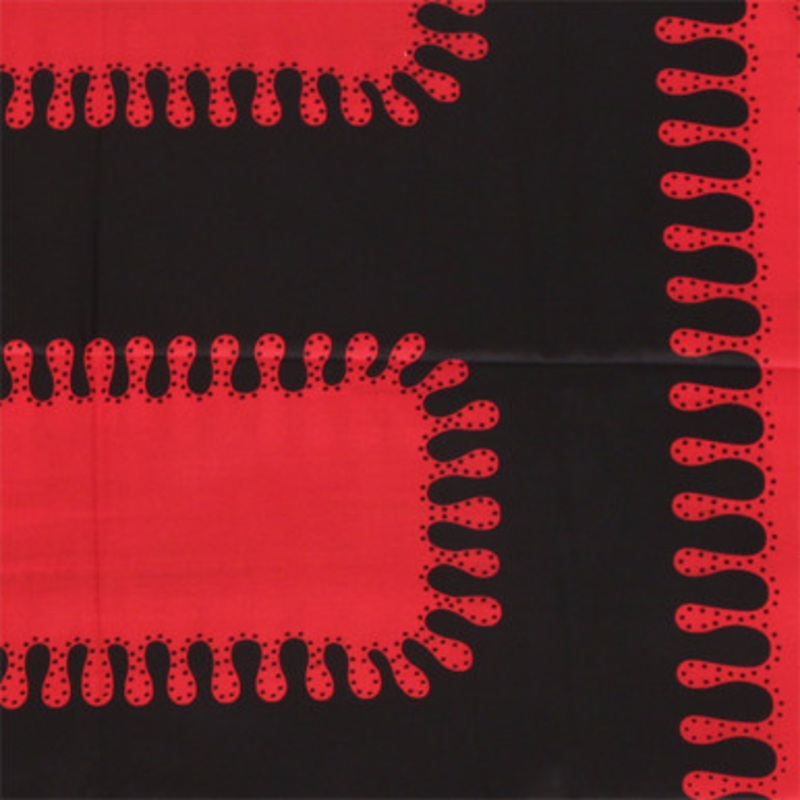 Economy Fabric: Red Drip - 6 Yds