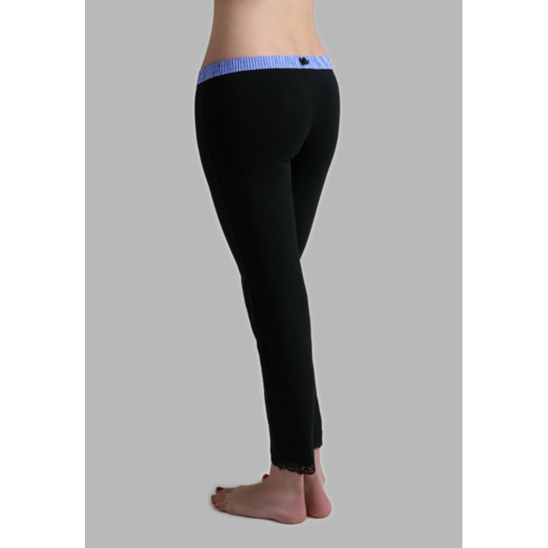 Leggings - FOXER Blue over Black