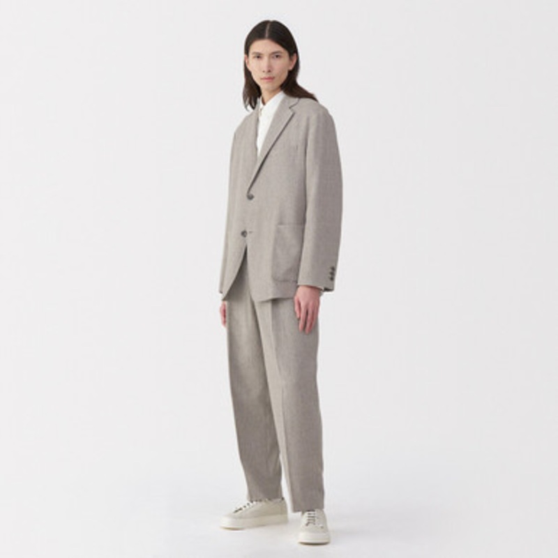 Men's Linen and Wool Jacket