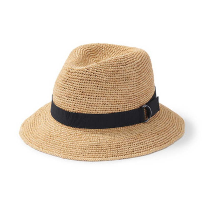 Unisex Raffia Fedora Hat