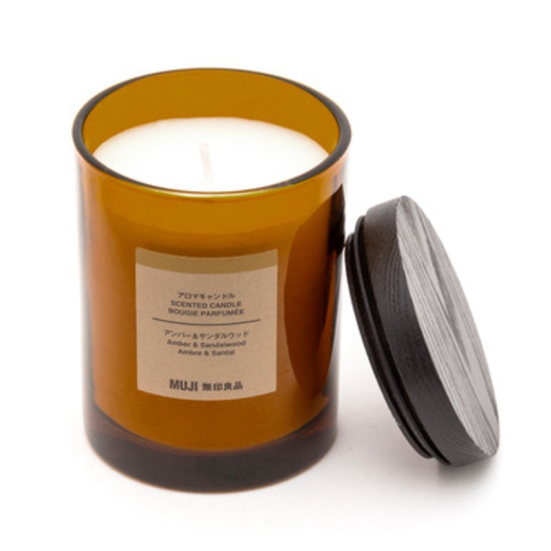 Amber and Sandalwood 1 Wick Candle
