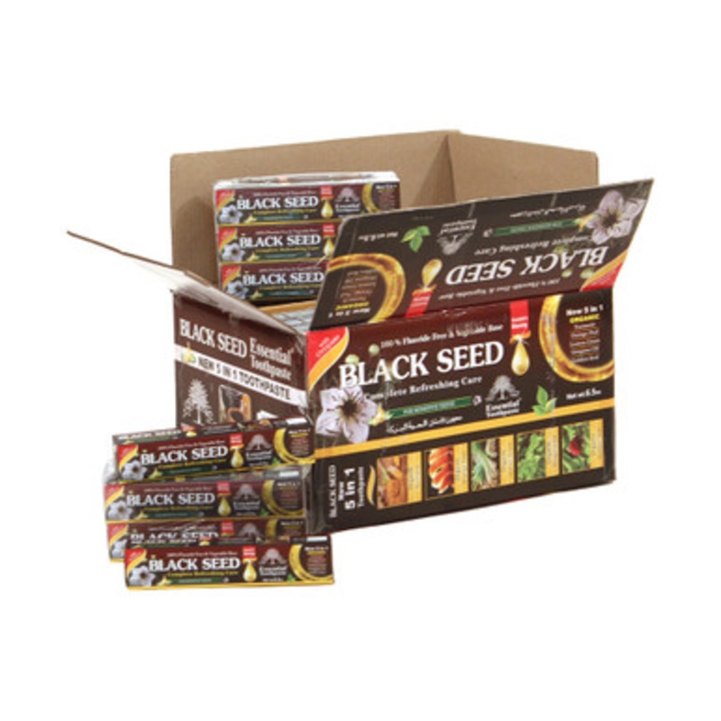 Essential Palace: Black Seed Toothpaste - Case Of 72