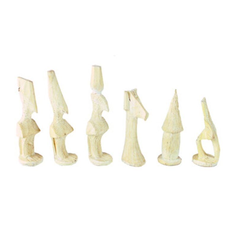 Makonde Chess Set [1] Square Board