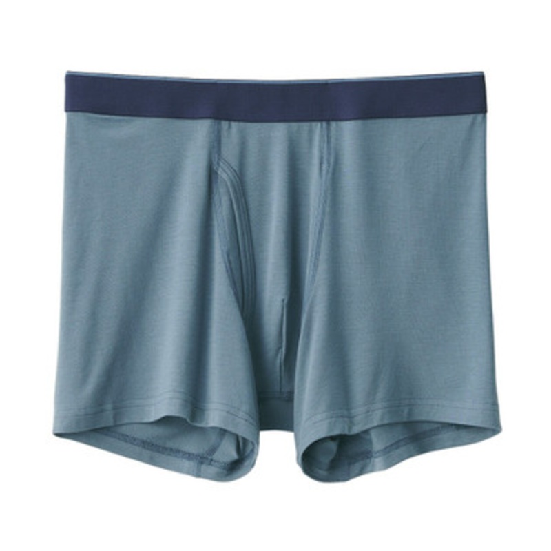 Men's Lyocell Smooth Stretch Front Open Boxer Shorts.