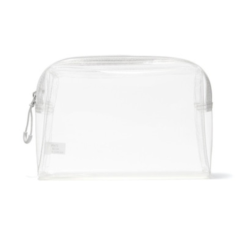 Clear Toiletry Bag  Travel Pouch   12 x 18.5 x 4 cm