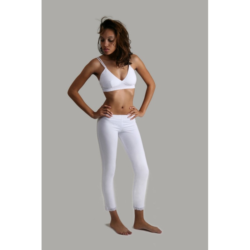 Leggings - White over White