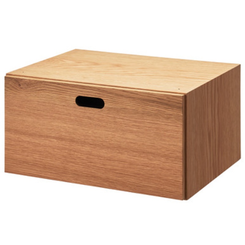Stacking Chest Drawer Half  1 Tier Oak