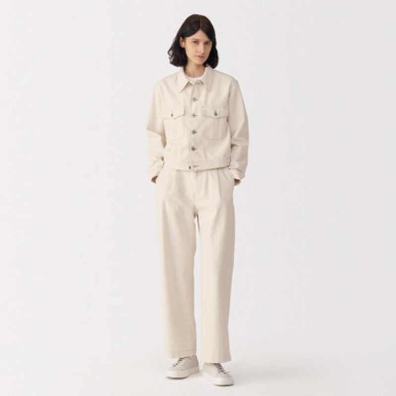 Women's Washi and Cotton Twill Trousers