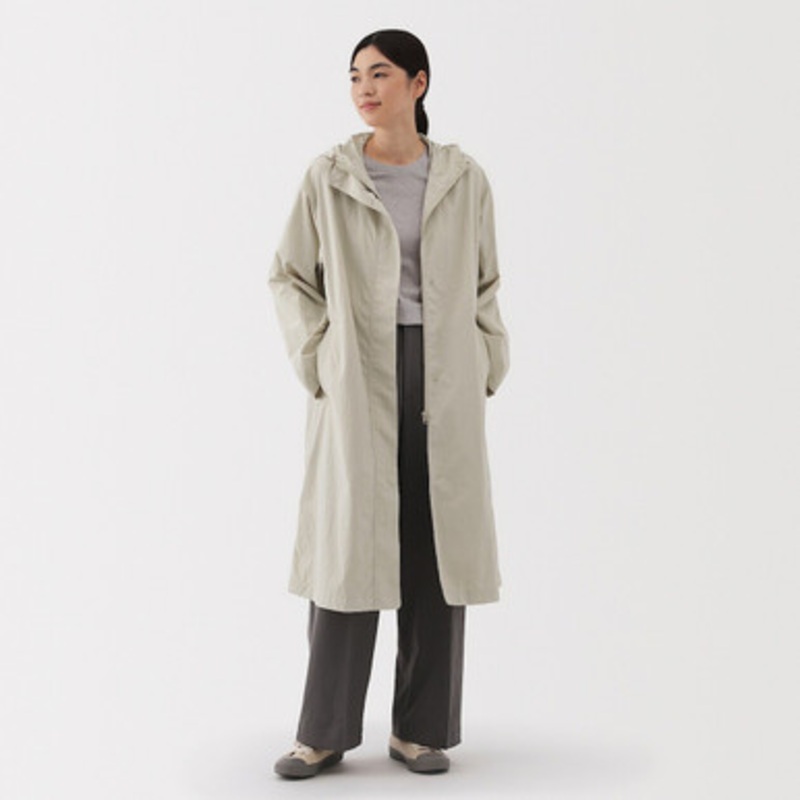 Women's WaterRepellent Hooded Coat